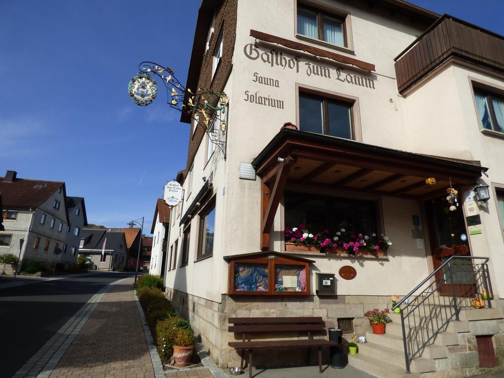 Pension Gasthof Zum Lamm Bischofsheim an der Rhön Exterior foto